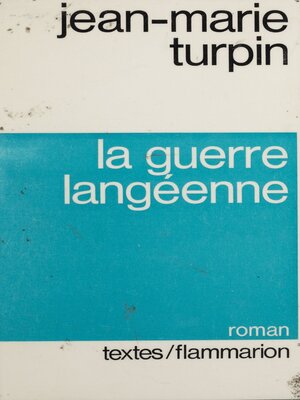 cover image of La guerre langéenne